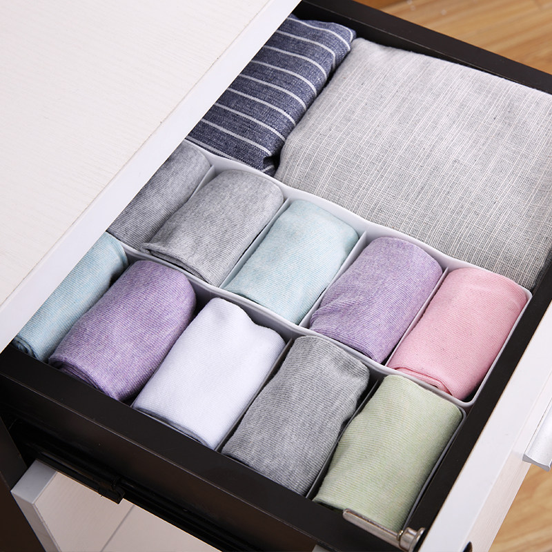 Plastic containing box separating table top pants socks containing finishing box drawers classification lingerie containing box 