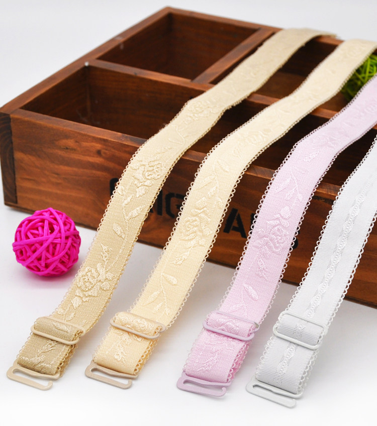 Bretelles pour lingerie Jacquard bandoulière 1003 - Ref 811407 Image 7