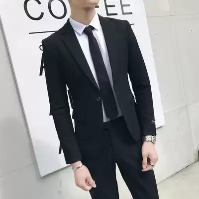 Spring casual suit young men slim-fit trend Korean version of professional business formal dress handsome free ironing single blazer