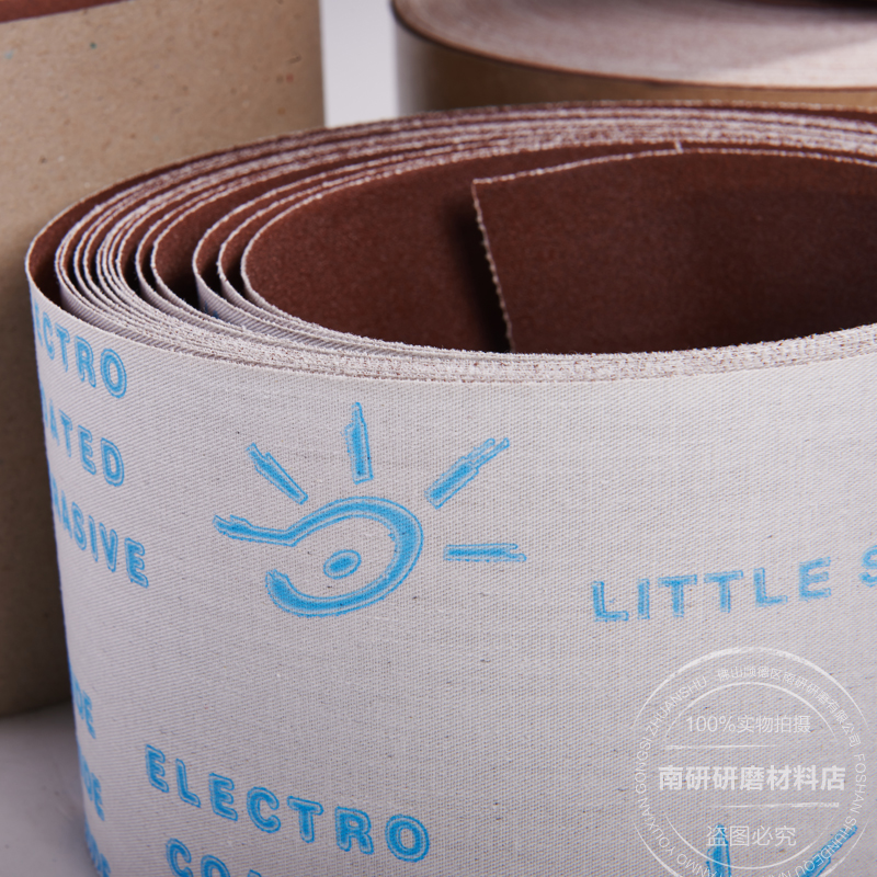 Little Sun TJ103 abrasive cloth roll woodworking furniture metal grinding and polishing sandpaper roll hand-teared soft cloth abrasive belt