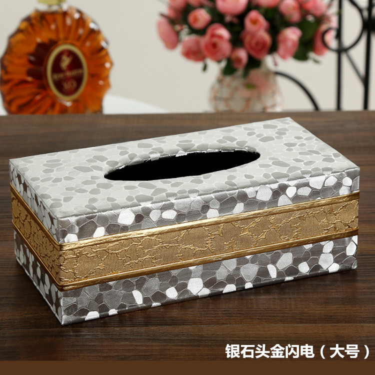 XNONE Boîte à Mouchoirs Rectangulaire En Cuir - Pour Commode, Salle De Bain, Voiture, Bureau, Décoration - Blanc