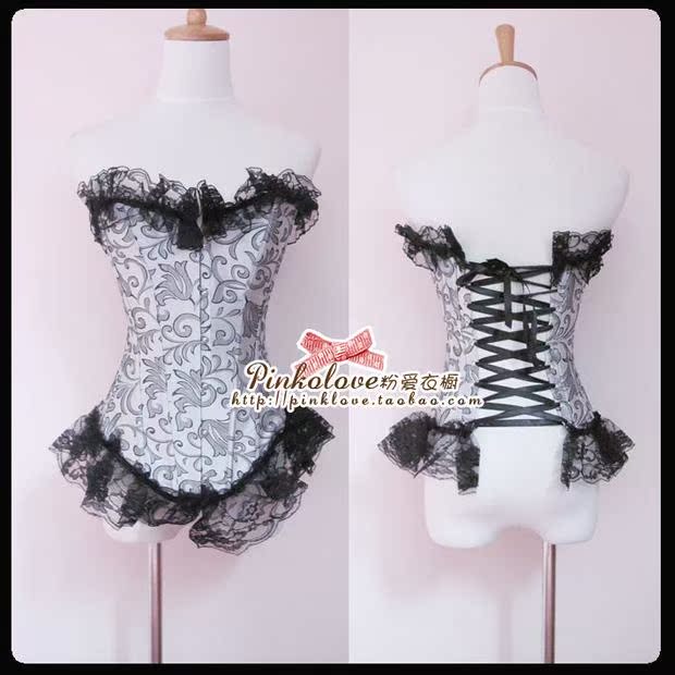 Anh điều chỉnh tòa án châu Âu bụng eo hình corset cơ thể đồ lót cô dâu váy cưới bạc vest - Corset hai mảnh áo định hình bụng
