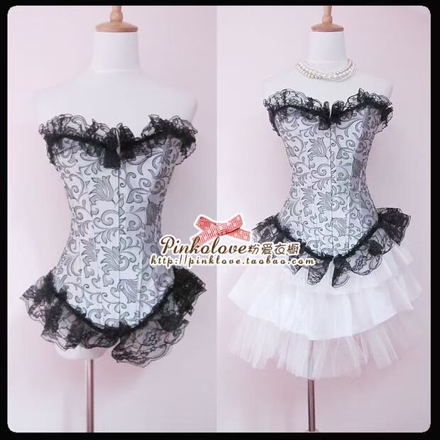 Anh điều chỉnh tòa án châu Âu bụng eo hình corset cơ thể đồ lót cô dâu váy cưới bạc vest - Corset hai mảnh áo định hình bụng