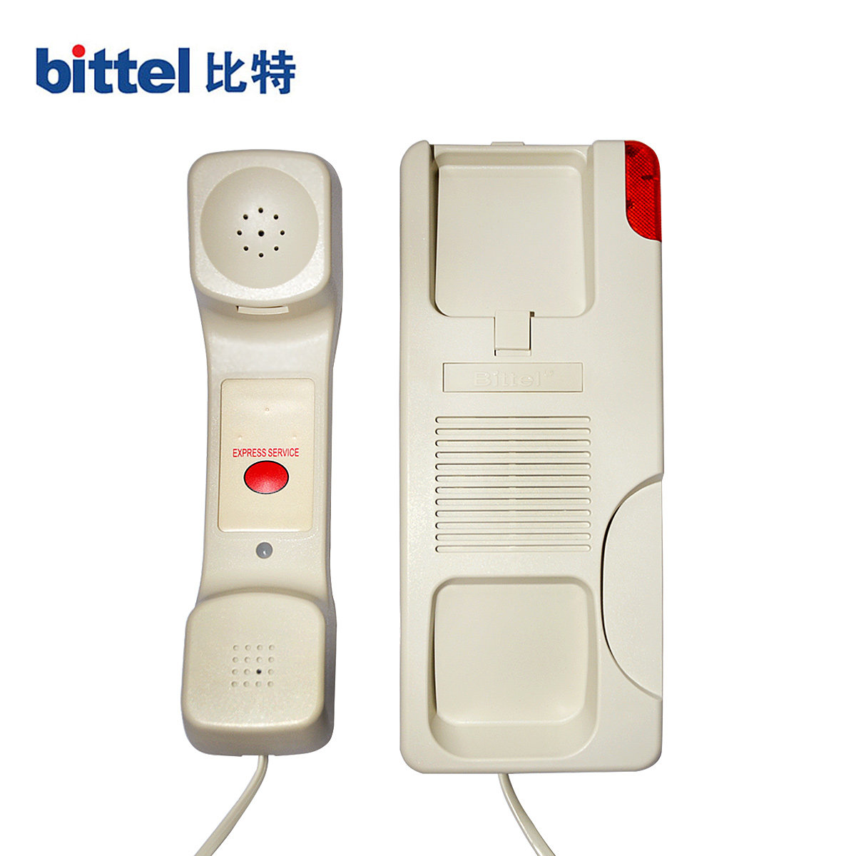 Bithotel Family Bathroom Waterproof electric cable Phone Elevator wall-mounted Phone One-key called emergency telephone