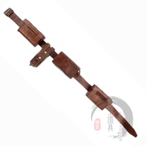 38 large cover rifle Red Army cowhide bullet bag outer belt armed belt box film and television props museum exhibits