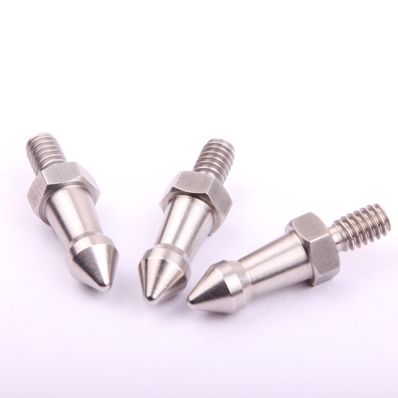 Tripod foot nail stainless steel 1 4 screw mouth universal non-slip foot nail tripod accessories
