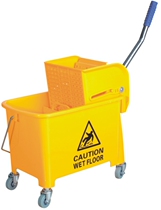 Baiyun 20 liters 24 liters 32 liters 36 liters water squeezer mop bucket hotel commercial water squeezing mop truck KFC