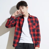 意宾 Трендовая рубашка для отдыха, осенняя, подходит для подростков, в корейском стиле