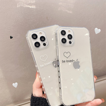 New to be loved Apple 12 11Pro Max mobile phone shell iPhone13 transparent xr side xs female 12mini silicone cover 7 8plus softshell xm