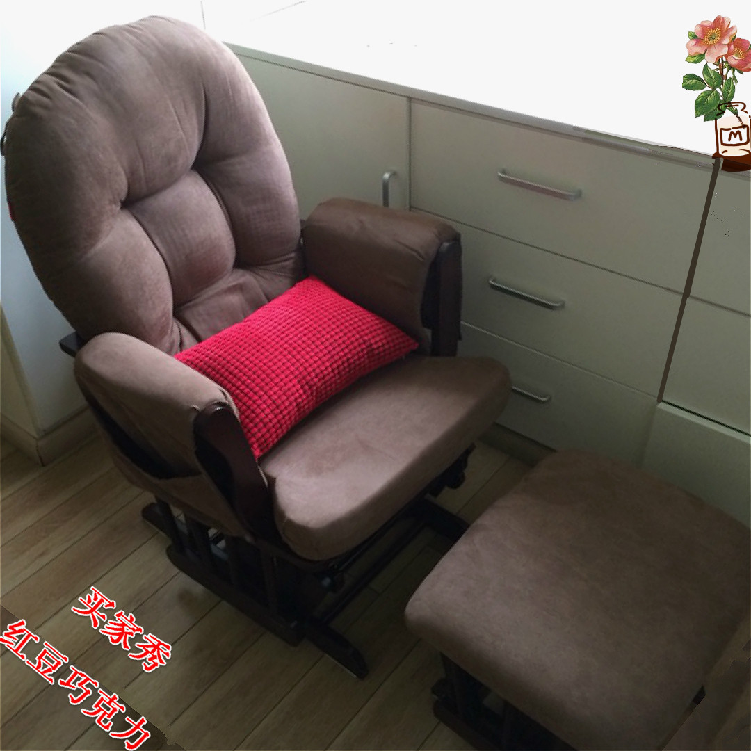 Long waist pillow chair cushion for nursing rocking chair for pregnant women without formaldehyde, removable and washed corn grain lamp core suede pillow