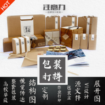  Packaging box design proofing physical production visual communication expansion structure drawing design customization exhibition