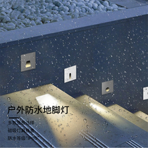 Ground Floor Lamp 86 Type Embedded Outdoor Waterproof Aisle Hallway Stairs Treading Switch Skirting Lights Patio Small Night Light