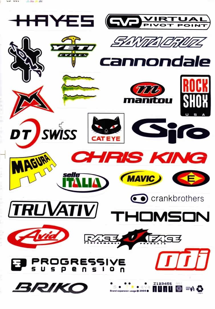 Autocollant pour vélo - Ref 2280301 Image 7