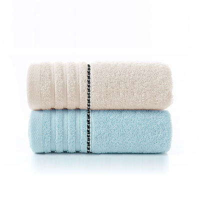 【洁丽雅】纯棉加厚成人毛巾2条