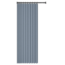 Folding door curtain partition curtain air conditioning curtain no punching bedroom kitchen aisle blocking curtain 2024 new high-end
