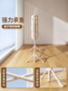 Multifunctional Foldable Clothes Drying Rack, Floor-Standing Bedroom Clothes and Hat Rack, Space-Saving, Small, Mobile, Household Storage