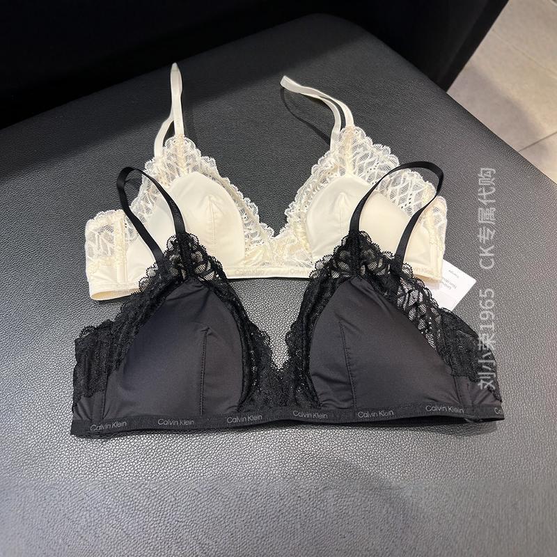 Ck Underwear Domestic Purchasing Agent 24 Autumn Women's Sexy Lace Wireless Triangle Cup Bra Qf7828Ad