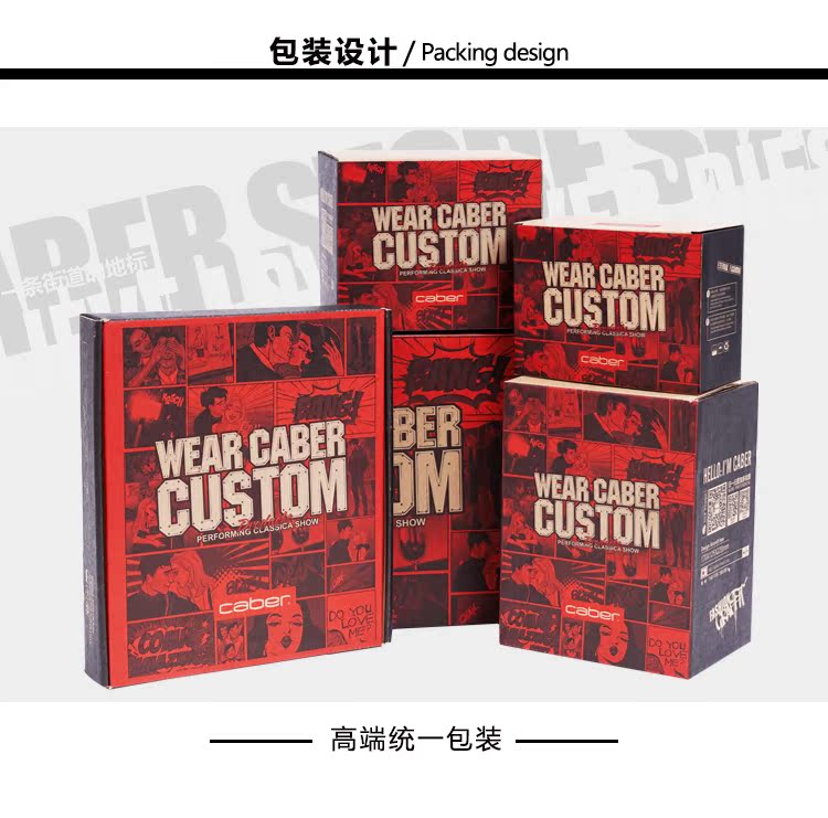 Caber / Cabali nam boxer nữ tam giác thoáng khí eo gợi cảm trẻ trung quần cotton đồ lót đôi cotton đẹp