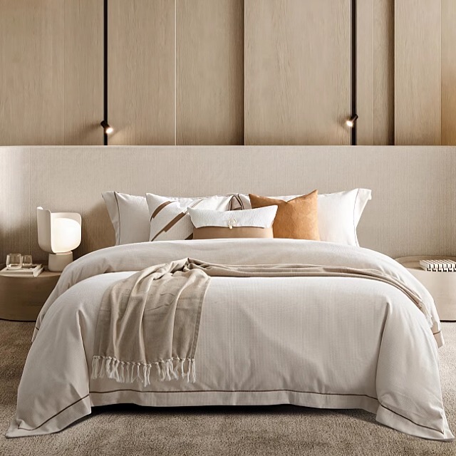 Special Promotion: Simple Model Home Soft Furnishings, Fabric Bedding, Designer Style, Showroom Display Bedding Special Promotion: Simple Model Home Soft Furnishings, Fabric Bedding, Designer Style, Showroom Display Bedding