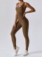 2025 New European and American Style One-Piece Aerial Yoga Suit for Women, Sports Fitness Wear, Bodysuit, Dance Jumpsuit