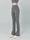 2024 New Summer Thin Flared Yoga Pants Sexy Women's High-Waisted Butt-Lifting Peach Butt Flared Fitness Pants