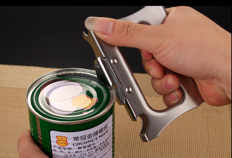 [USD 6.85] Large can opener Stainless steel Japanese can opener Canned
