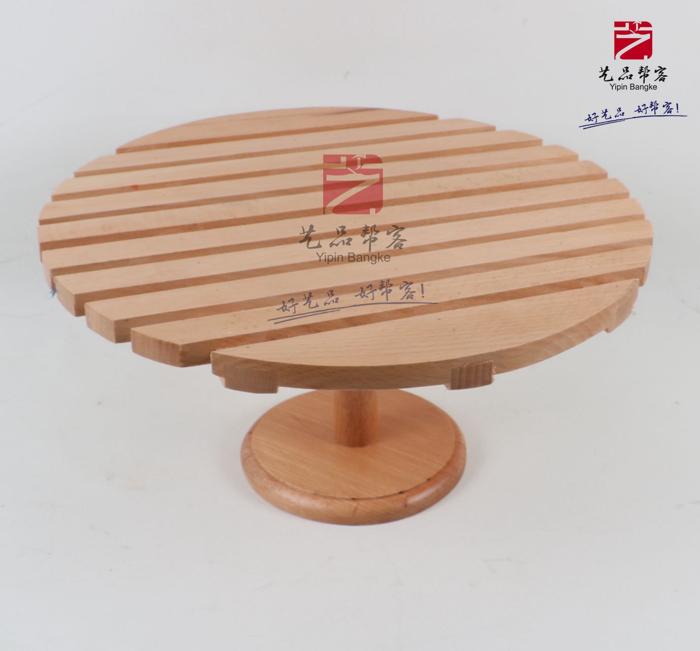 Art Pinders Bakery Bread Rack Baking Soft-mounted Flat Rack Solid Wood Iron Art Rack Bakery Cake Pendulum