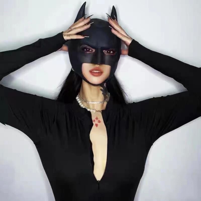 New Batman Latex Mask Headgear New Batman Catwoman Mask Headgear Dc Movie Merchandise Cosplay Fun