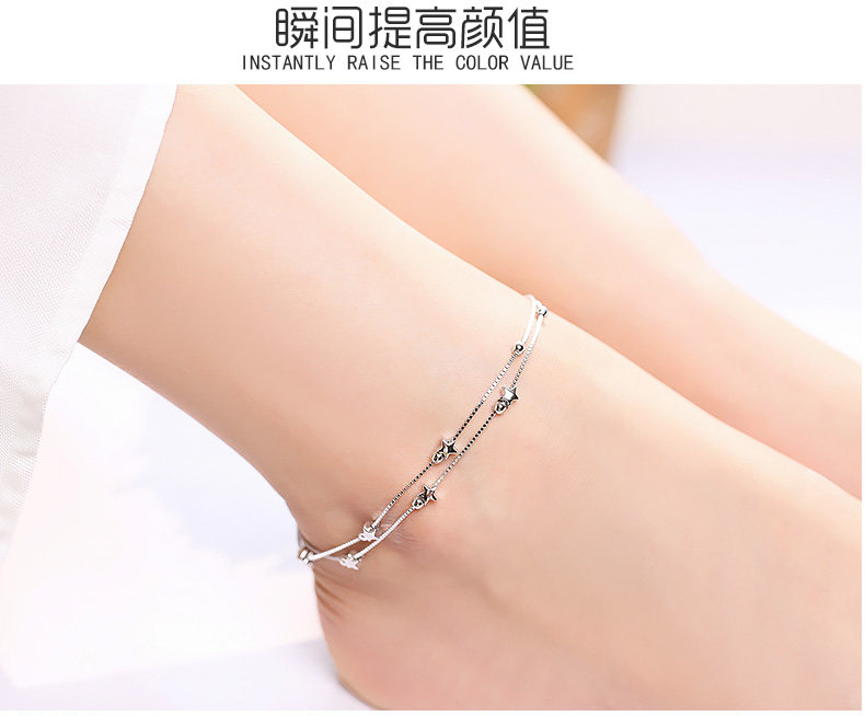 Chaine de cheville Femme en Argenterie - Ref 3101491 Image 21