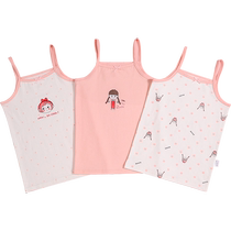 Childrens vest girls suspender summer thin baby pure cotton bottoming girl baby vest sleeveless outer wear