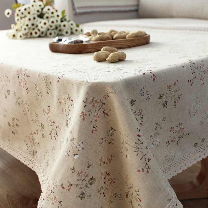 Castle cotton table cloth cloth garden lace printed lace printed tabletop cloth table cloth cover