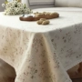 khăn trải bàn vải Li kén bông nông thôn nhỏ in hoa đồng bằng ren khăn trải bàn bàn ăn vải che khăn - Khăn trải bàn khăn trải bàn nilon