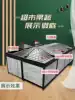 Supermarket fruit shelf false bottom vegetable display rack fresh bevel pad trapezoidal showcase plastic shelf display props
