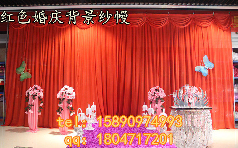 2022 new performances background gold velvet bridal stage cloth mantle ice silk ice silk fabric drapery bottom mantle
