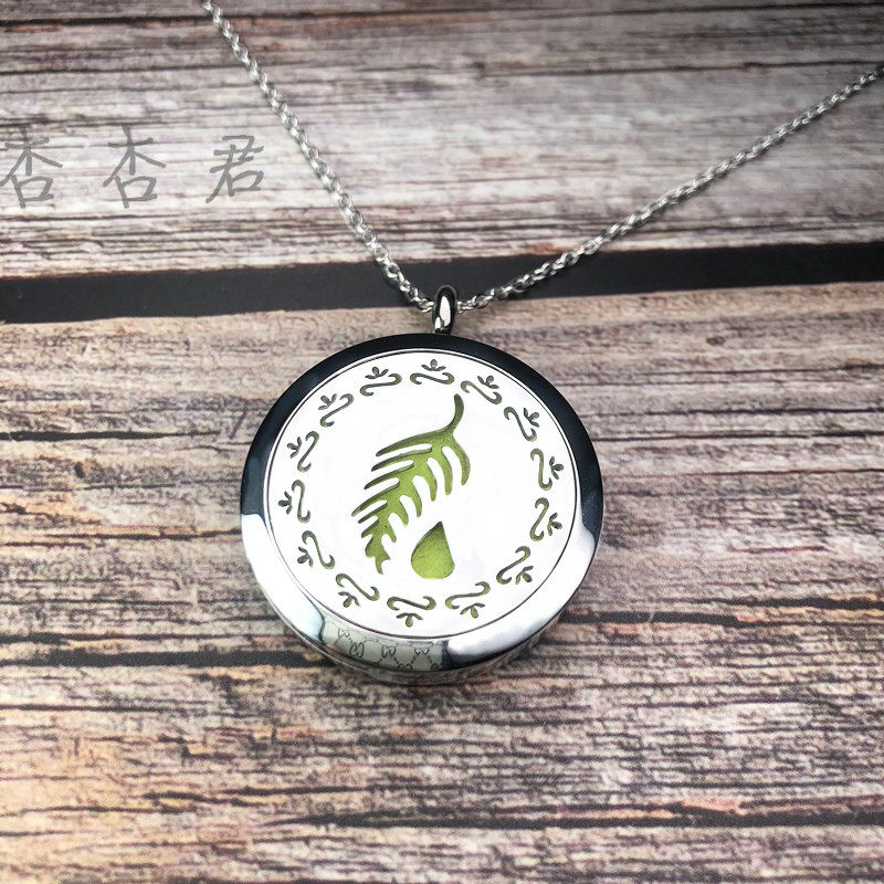 doTERRA Melaleuca Yuongliving doTERRA essential oil pendant necklace aromatherapy cotton pad