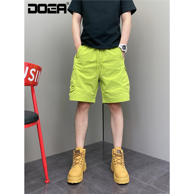 2026 Summer Trendy Korean Style Thin Fashion Simple Cargo Pants Cool High Street Five-Point Beach Casual Shorts 2026 Summer Trendy Korean Style Thin Fashion Simple Cargo Pants Cool High Street Five-Point Beach Casual Shorts