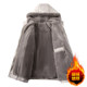 Winter Hooded Short Jacket with Fleece Lining and Thickened Deerskin Velvet, Men's Youth Stylish Cotton Coat