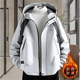 Autumn and Winter Hooded Short Padded Thickened Jacket for Men, Teenagers, and Middle School Students, Warm and Slim-Fitting Outerwear
