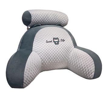 Soft bag on the bedside bed with large backrest on children's bed pillow reading and waist cushion sofa pillow dormitory student pillow