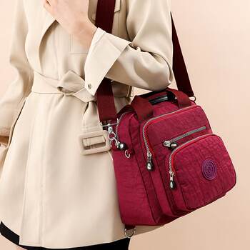 New Multifunctional Nylon Bag, Waterproof and Durable, Travel and Commuting Shoulder Crossbody Bag, Casual and Versatile Bag