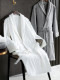 Five-star hotel bathrobes for men and women, adult high-end pure cotton absorbent bathrobes and pajamas 2025 new winter