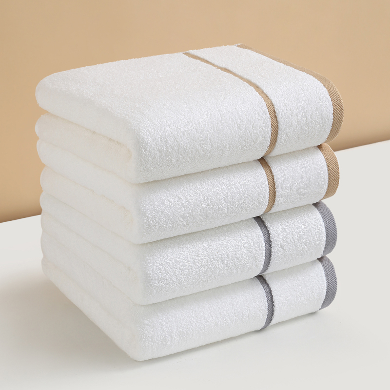 100% Cotton Towel for Face Washing, Household Use, Pure Cotton, White, Five-Star Hotel, Thick, Men's High-End, 2026 Hot Sale