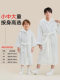 Category a children's bathrobe bath towel can wear cloak girls and boys pure cotton swimming bath absorbent winter 2025 new style pure cotton