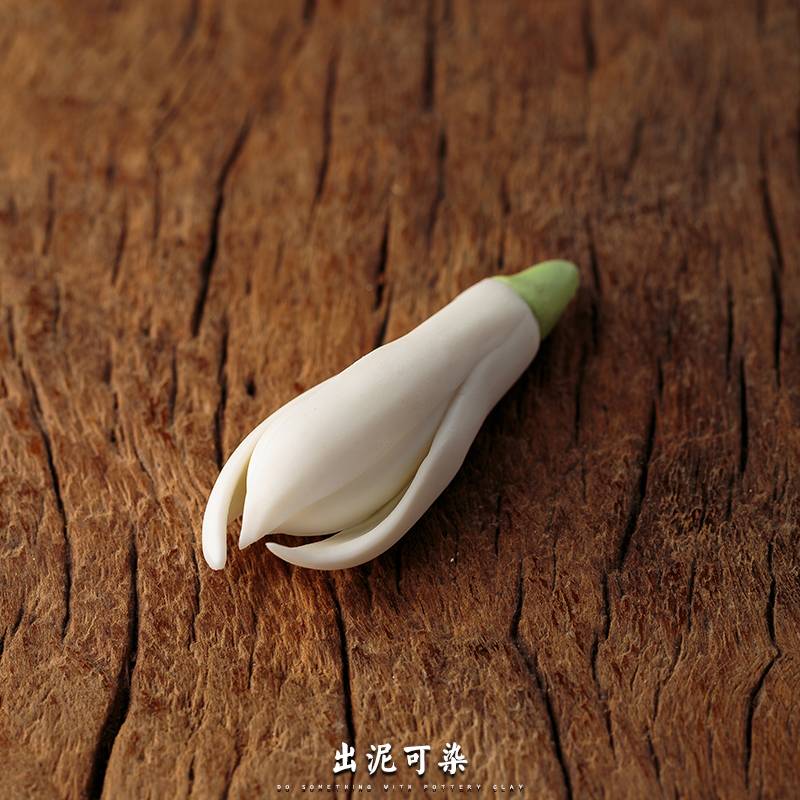 Creative hand pinched ceramic jade orchid tea pet Jingdezhen pure hand - made kung fu tea ceramic accessories decoration
