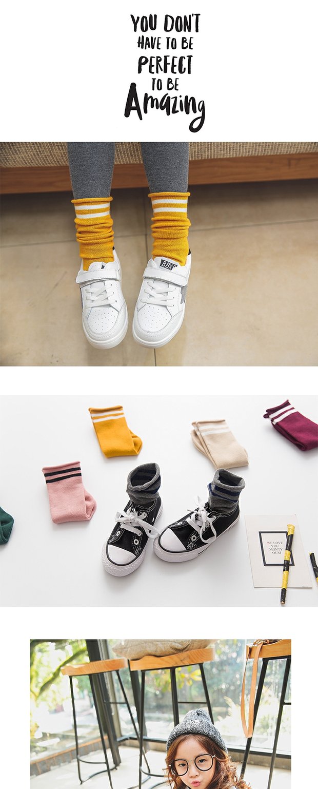 Vớ trẻ em mùa thu và mùa đông cotton bé trai và bé gái vớ cotton trẻ em vớ vớ vớ bé 1-3-5-7-9 tuổi tất cao cổ cho bé gái