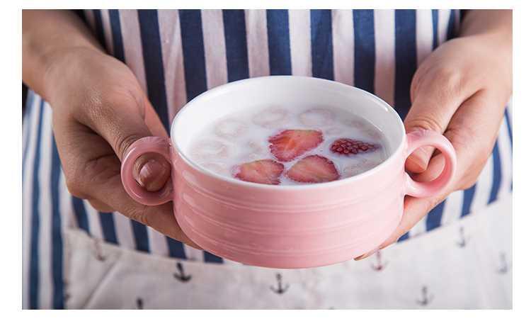 Creative ceramic Japanese snack plate frame plate meal plate of fruit breakfast tray was one suit