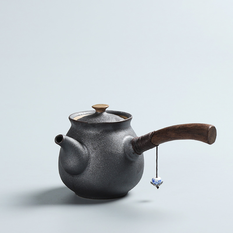 The Side as the of your up kung fu tea set ceramic teapot single pot of ebony handle Side filtration pot of the pot of single pot