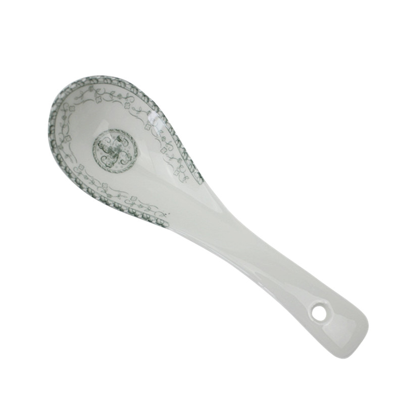 Cixin qiu - yun to both people 's livelihood industry ceramic small small spoon to ultimately responds soup spoon run spoon porcelain spoon to eat dumplings