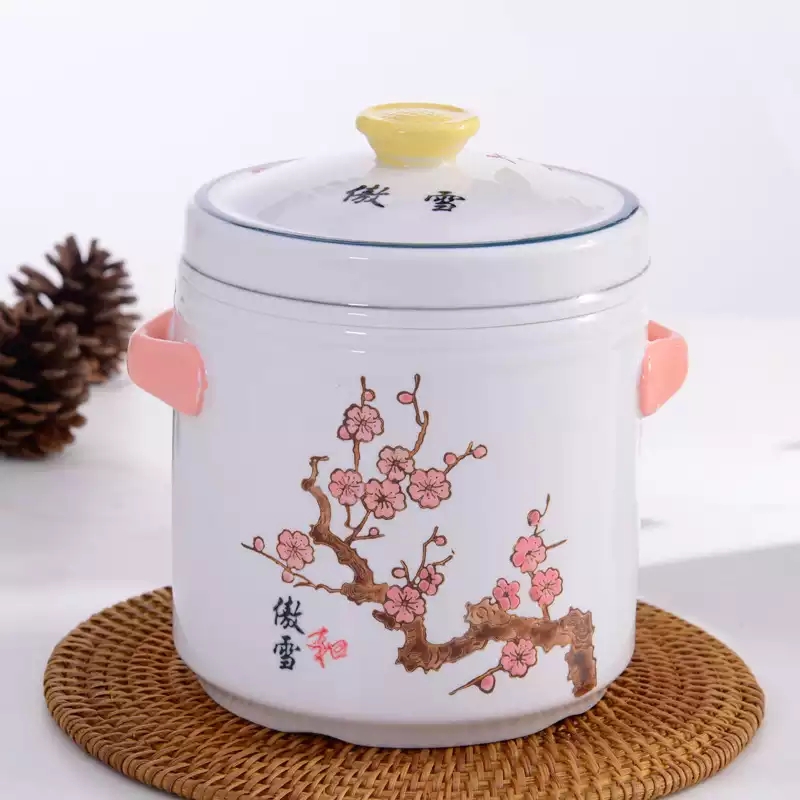 Arst/ya cheng DE ceramic cup double cover water stew stew pot, porcelain stew stew pot nutrition supplements stew pot