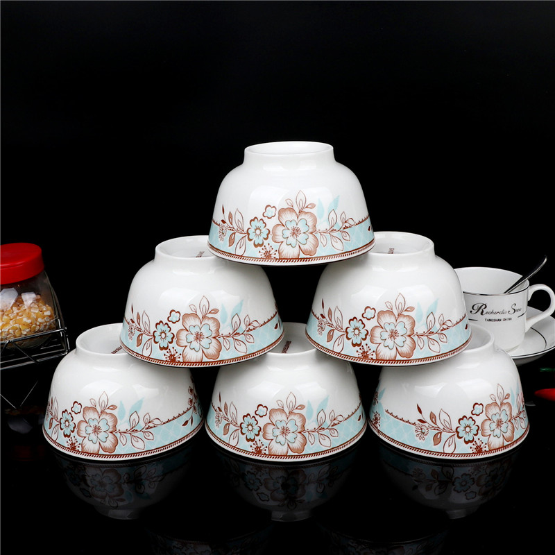 Fragrant garden ceramics tableware suit gift suit 16 dishes head 20 tableware tableware tableware bowls plates run out